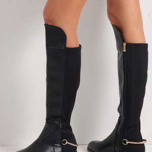 Elegant Black Knee Boots