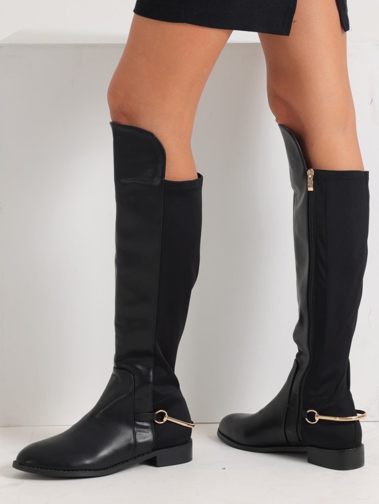 Elegant Black Knee Boots
