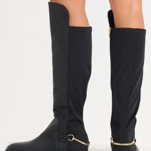 Elegant Black Knee Boots