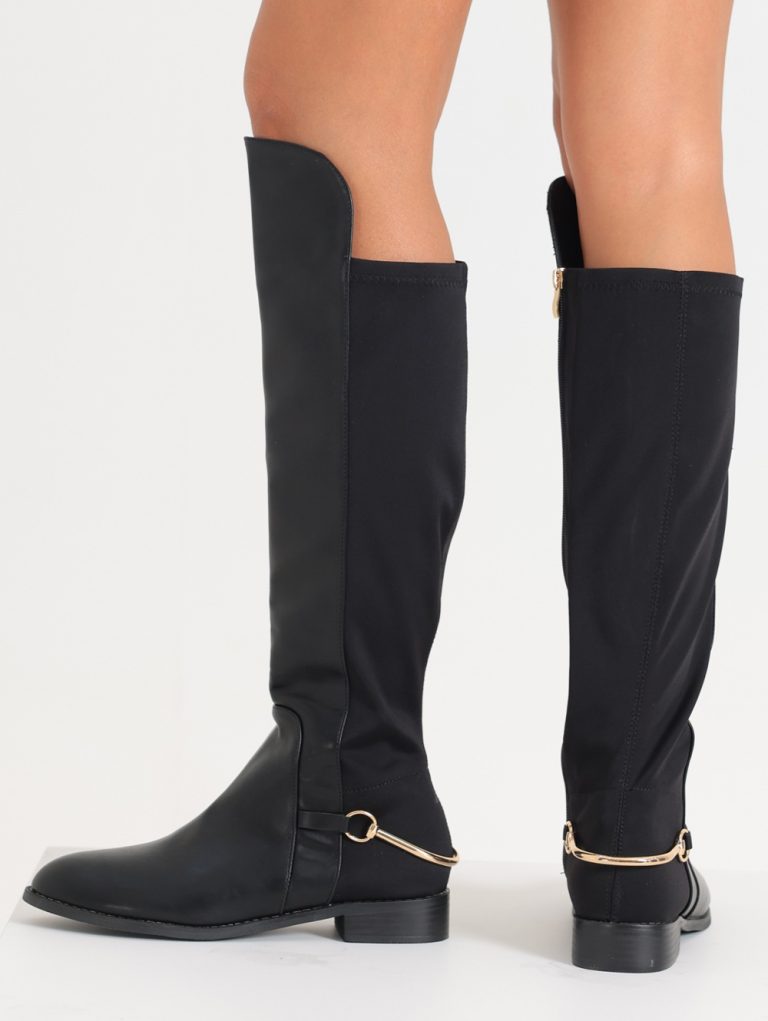 Elegant Black Knee Boots