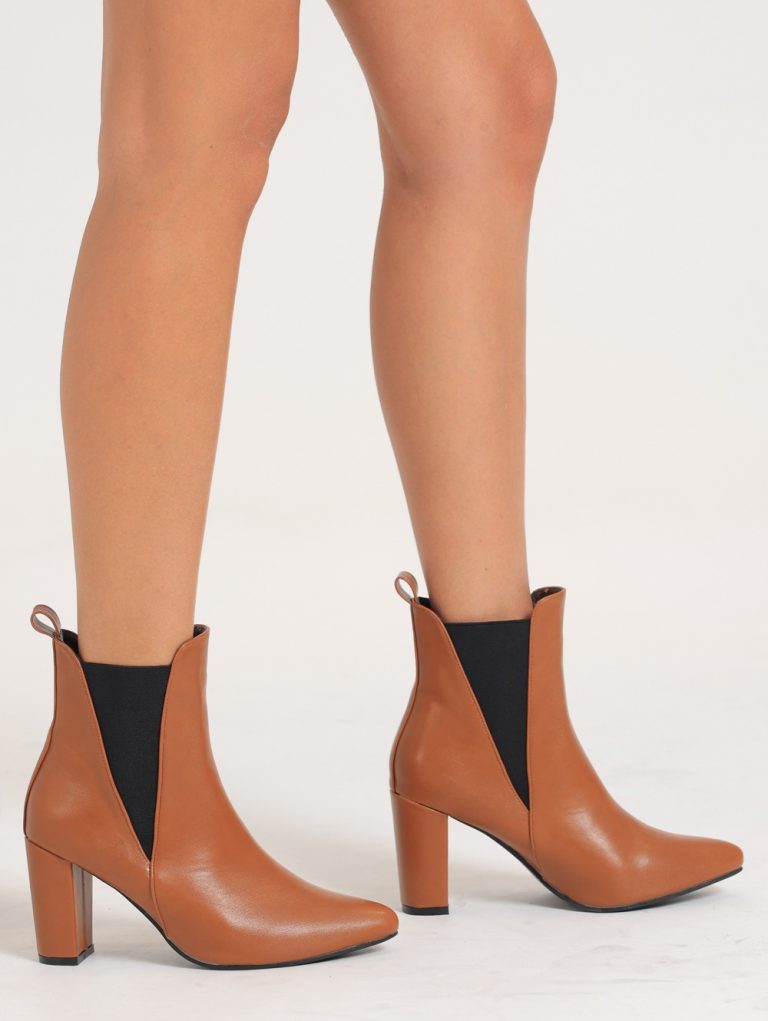 Chic High Heel Ankle Boots