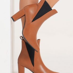 Chic High Heel Ankle Boots