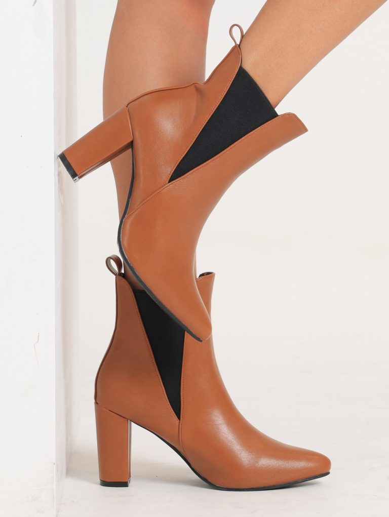 Chic High Heel Ankle Boots