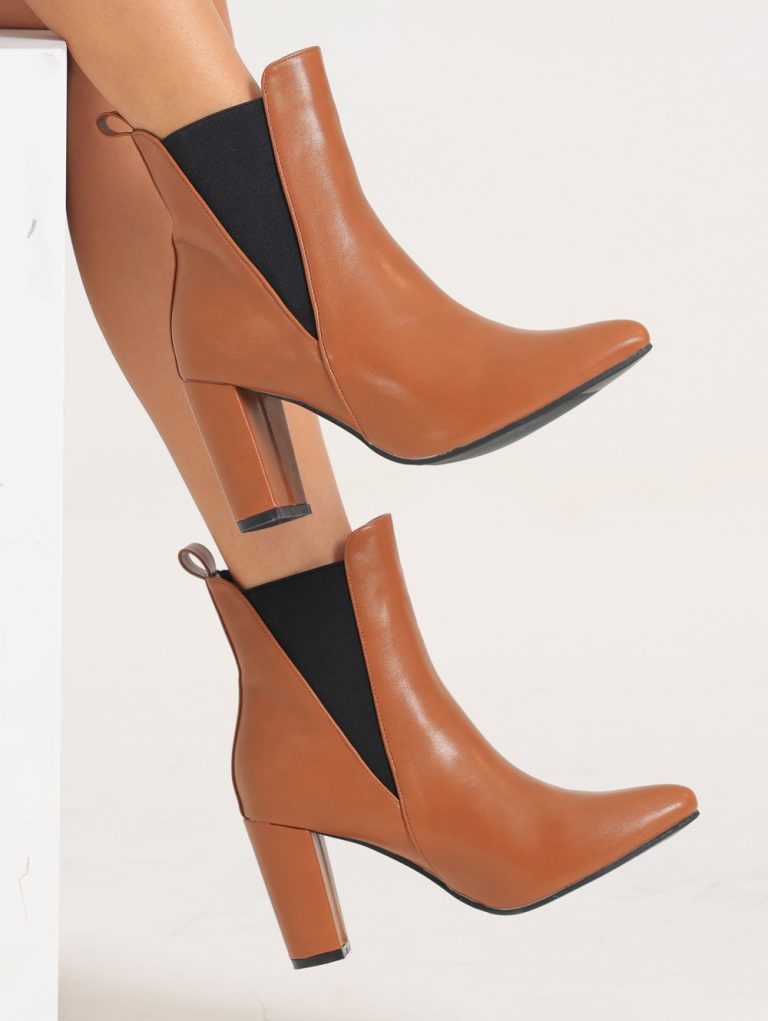 Chic High Heel Ankle Boots