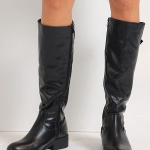 Modern Zip Knee Boots