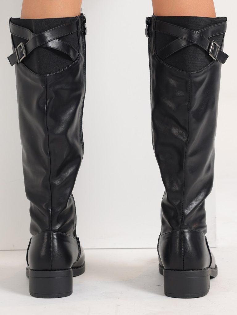 Modern Zip Knee Boots