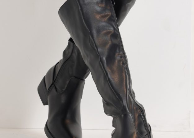 Modern Zip Knee Boots