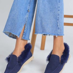 377-1 / Furry Chic Comfort Flats