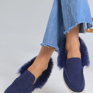 377-1 / Furry Chic Comfort Flats