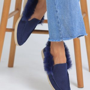 377-1 / Furry Chic Comfort Flats