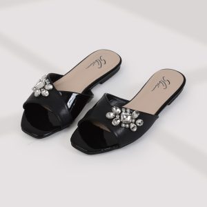 2088-208/Crystal Adorned Slippers
