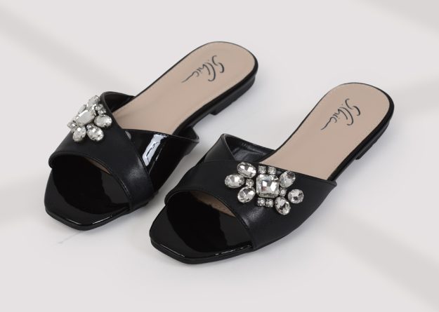 2088-208/Crystal Adorned Slippers