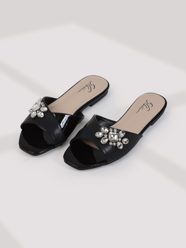 2088-208/Crystal Adorned Slippers
