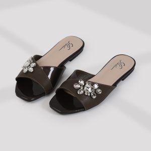 2088-208/Crystal Adorned Slippers