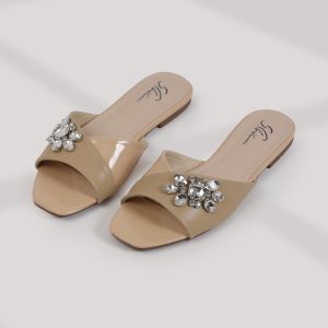 2088-208/Crystal Adorned Slippers