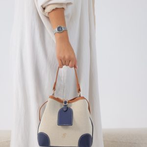 Premium Bucket shoulder bag With Belt and small Wallet