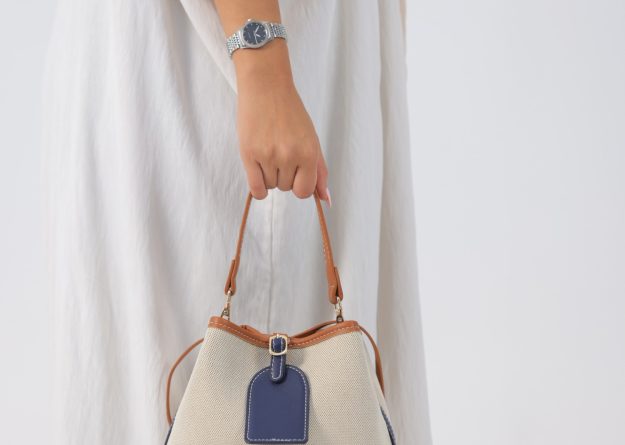 Premium Bucket shoulder bag With Belt and small Wallet