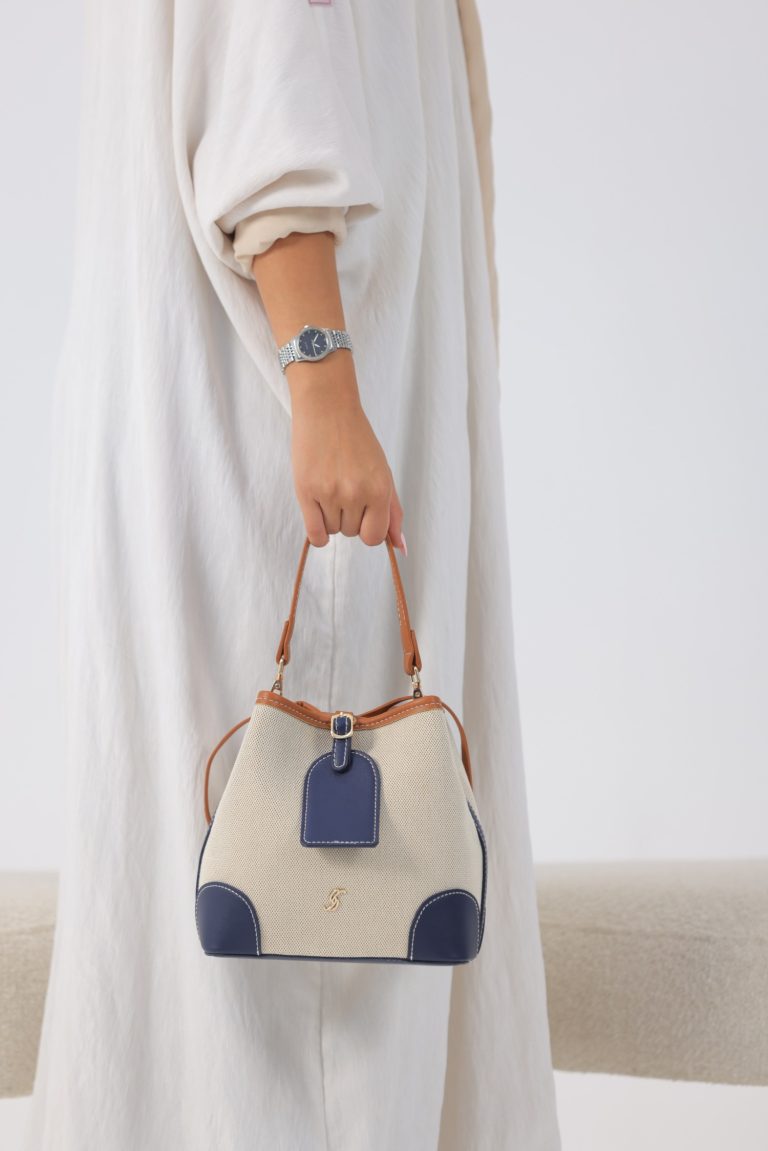 Premium Bucket shoulder bag With Belt and small Wallet