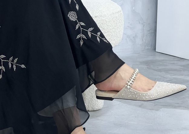 898-1/Pearl Essence Crystal Flats