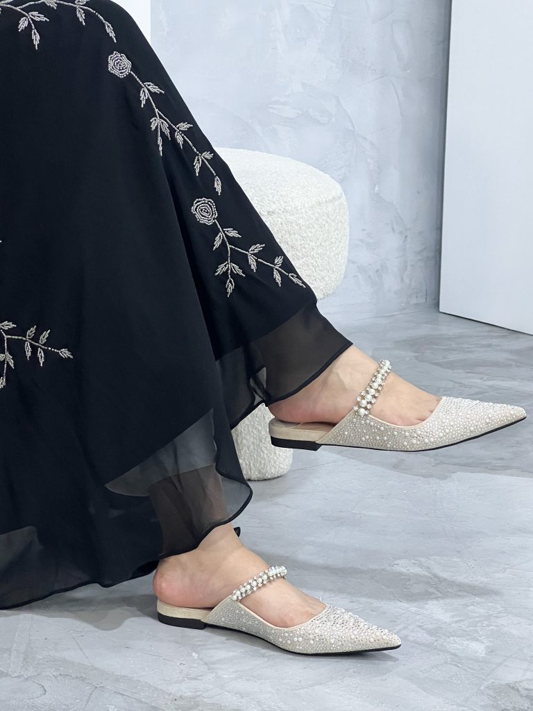 898-1/Pearl Essence Crystal Flats