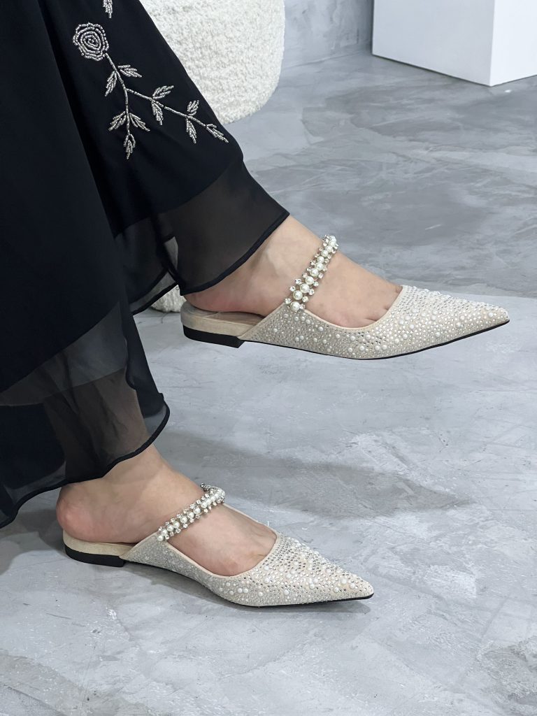 898-1/Pearl Essence Crystal Flats