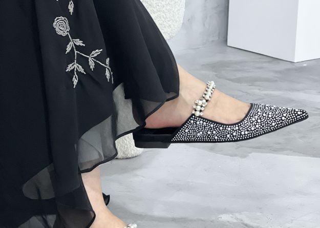 898-1/Pearl Essence Crystal Flats