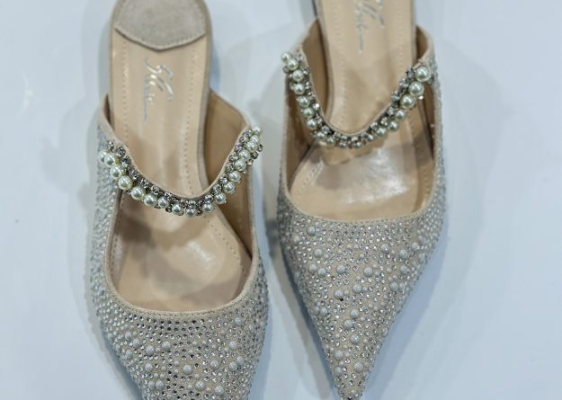 898-1/Pearl Essence Crystal Flats