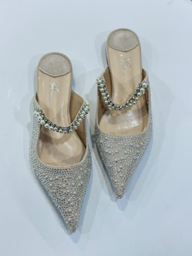 898-1/Pearl Essence Crystal Flats