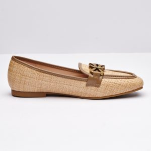 Golden Threads Flats Slip on Shoes