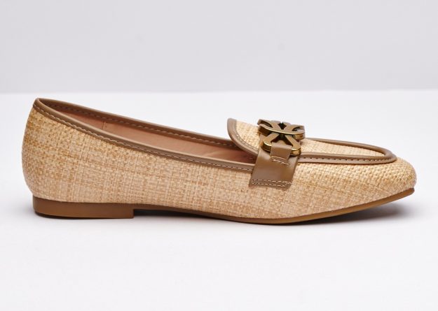 Golden Threads Flats Slip on Shoes