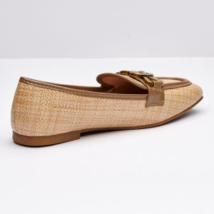 Golden Threads Flats Slip on Shoes