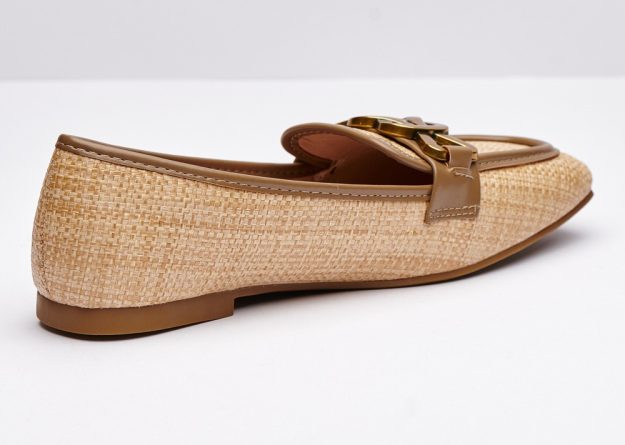 Golden Threads Flats Slip on Shoes