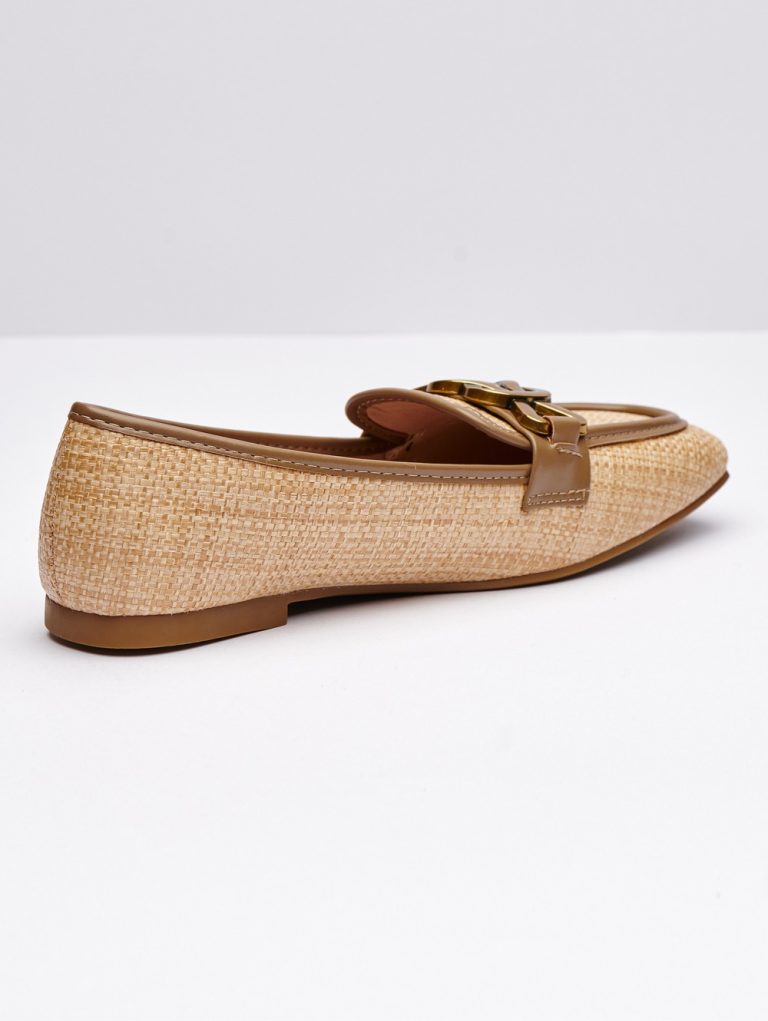 Golden Threads Flats Slip on Shoes