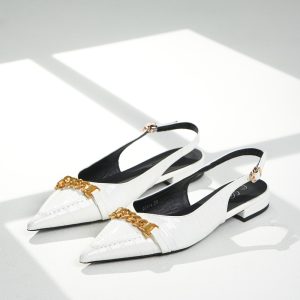 911-1 / Chain Slingback Sandals