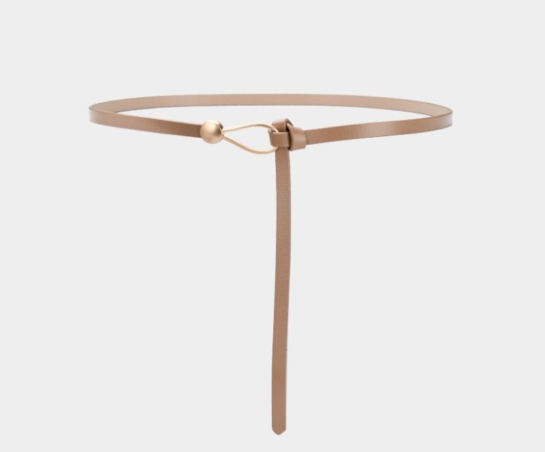 Leather Tie Belt