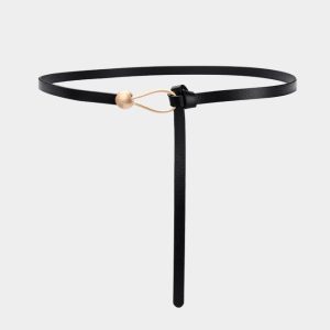 Leather Tie Belt