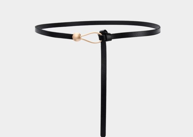Leather Tie Belt