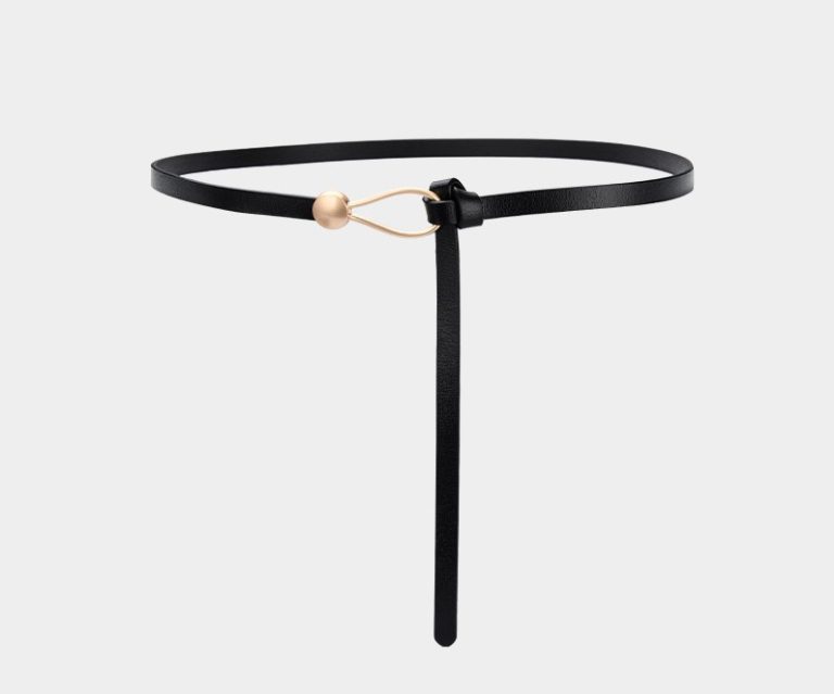 Leather Tie Belt