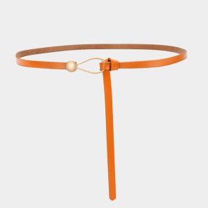 Leather Tie Belt