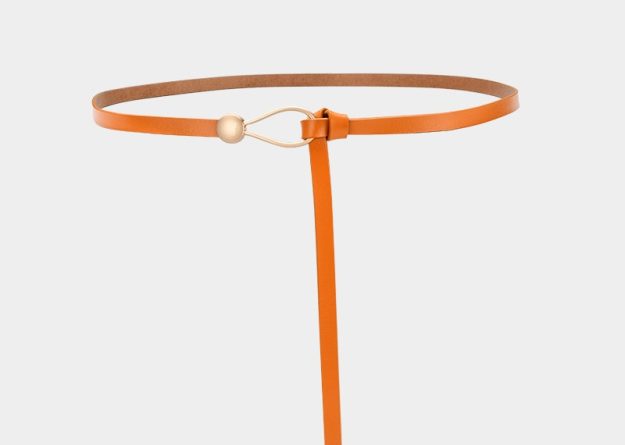 Leather Tie Belt