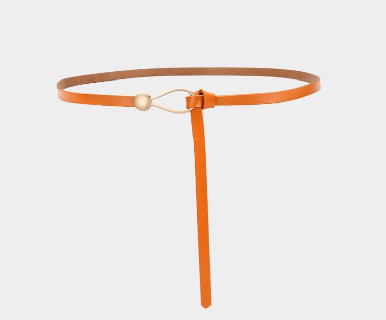 Leather Tie Belt