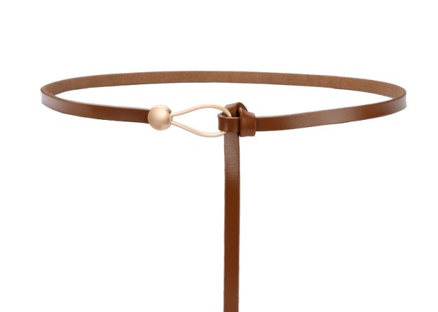 Leather Tie Belt