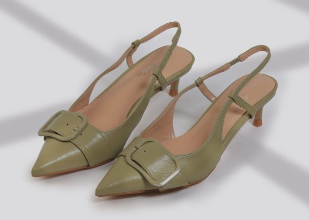 SC-E008 / Low-Heel Sling back Shoes