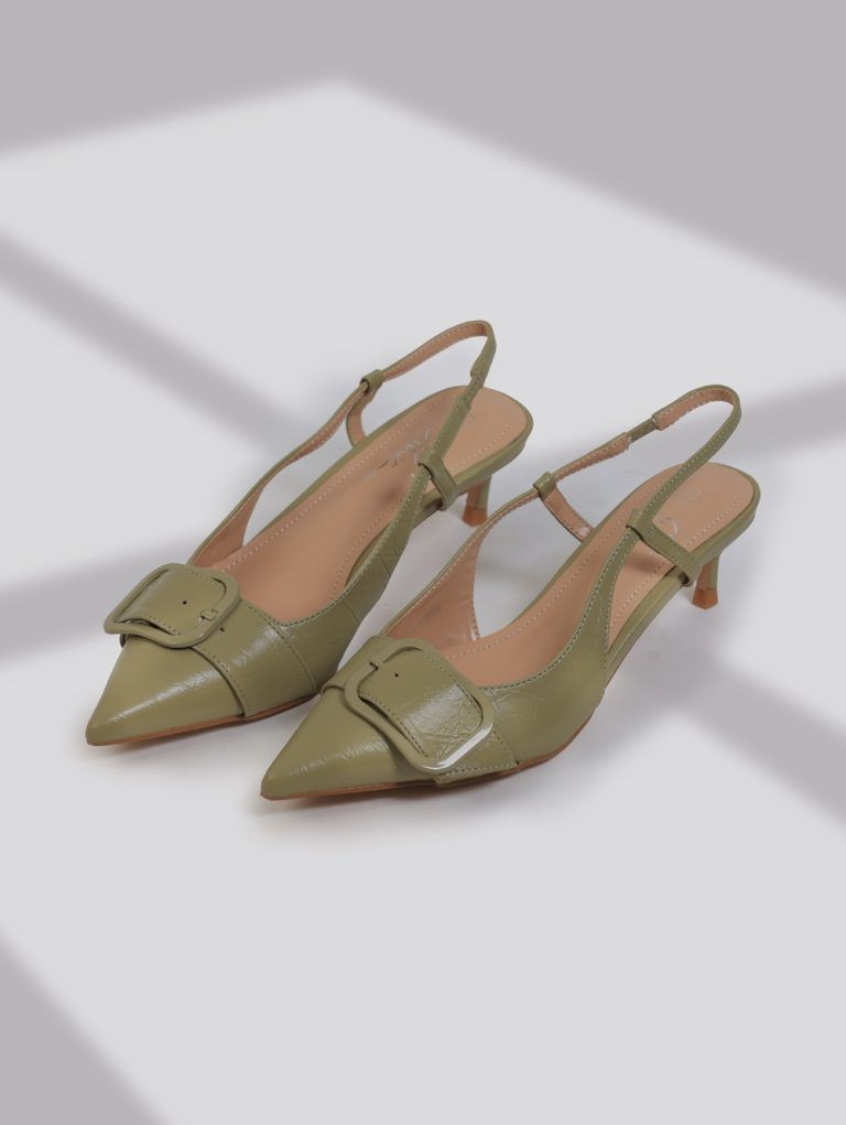 SC-E008 / Low-Heel Sling back Shoes