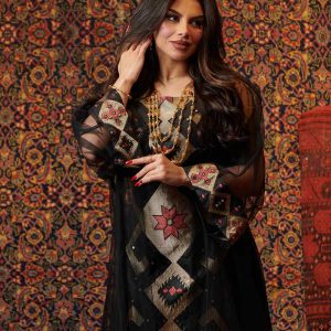 Elegant Geometric Sheer Jalabiya