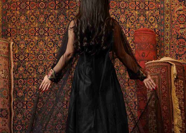 Elegant Geometric Sheer Jalabiya
