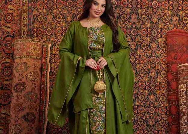 Elegant Floral Layered Jalabiya