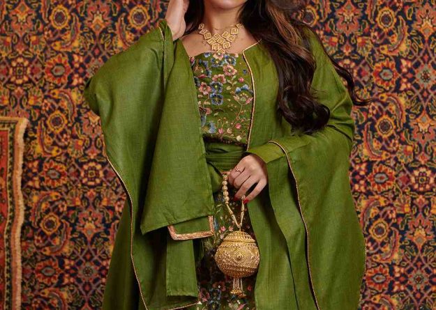 Elegant Floral Layered Jalabiya