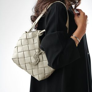 Leather Women Hand and crossbody Bag