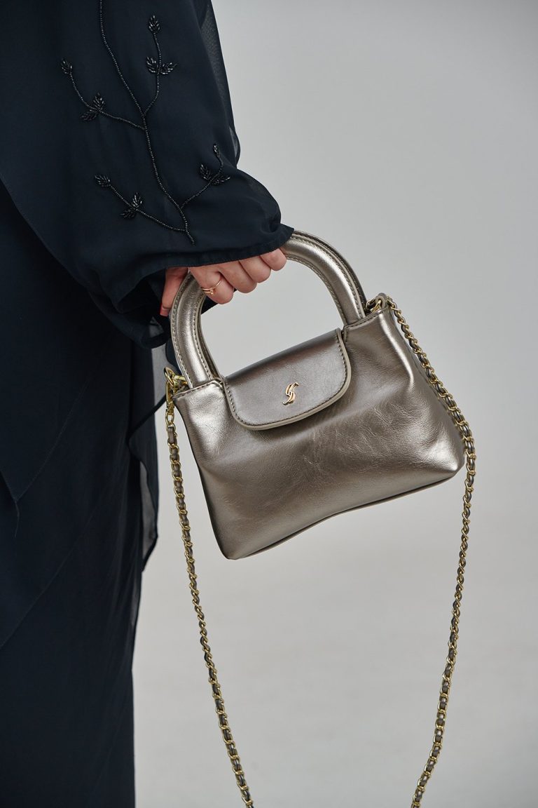 Elegant Mini Structured Top-Handle Handbag